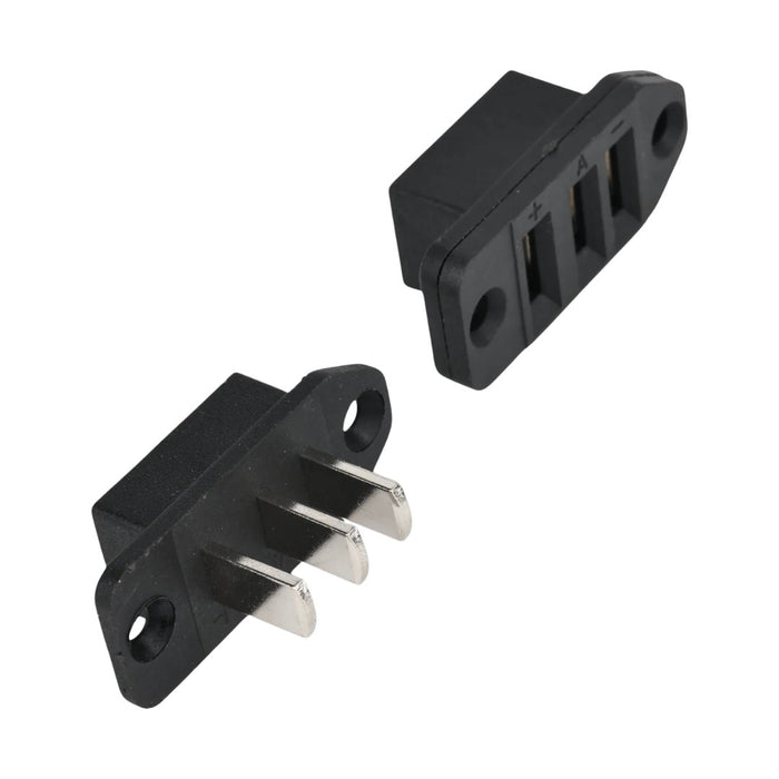 Set med hane och hona batterikontakt för HX X7 och X8
