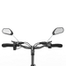 Styre med digital display och backspeglar på KuKirin C1 Pro elscooter – säker och informativ körning i stadstrafik