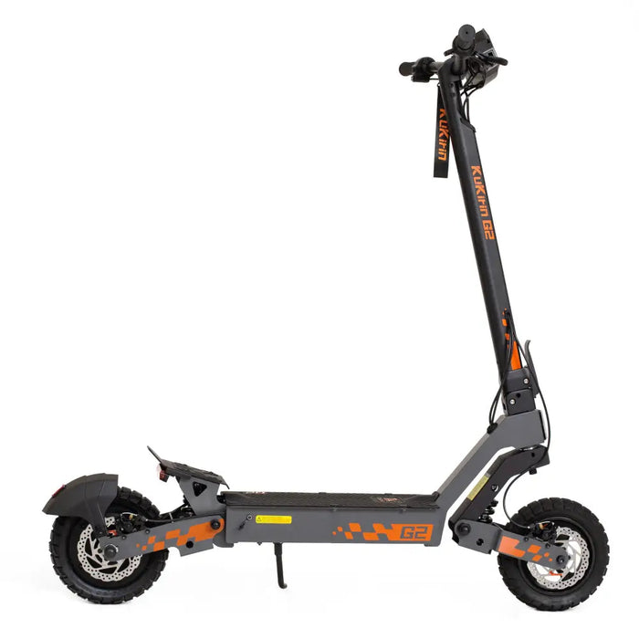 KuKirin G2 elektrisk sparkesykkel med 1000W motor, skivebremser og sammenleggbar ramme – robust design for både by og terreng