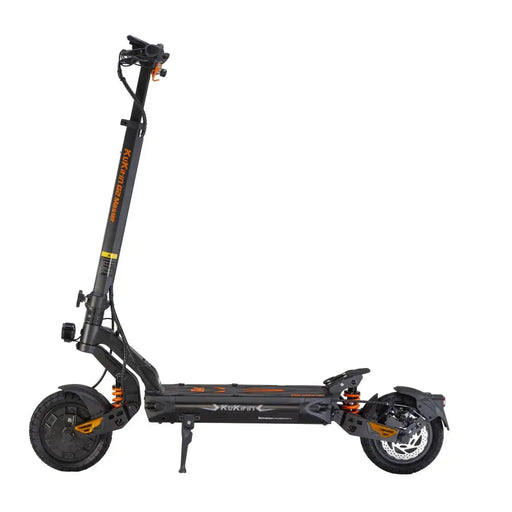 KuKirin G2 Master el-sparkesykkel i svart og oransje design med kraftig motor og doble støtdempere