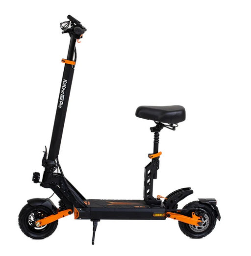 Kukirin G2 Pro elscooter med sadel – kraftfull elsparkcykel med 600W motor, 45 km/h toppfart och upp till 60 km räckvidd.
