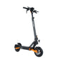KuKirin G2 Pro elscooter – vy snett framifrån från vänster med synligt styre och framhjul