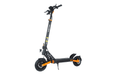 KuKirin G2 Pro VMP Master elskoter i svart och orange färg med dubbla motorer, robust fjädring och kraftfull design – perfekt för terräng och stadsmiljö