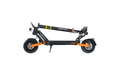 Hopfälld KuKirin G2 Pro VMP Master elskoter i svart och orange – kraftfull design med dubbla motorer, perfekt för enkel transport och förvaring.