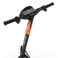 KuKirin G3 Adventurers elscooter – närbild av smart HD-display och ergonomiskt styre