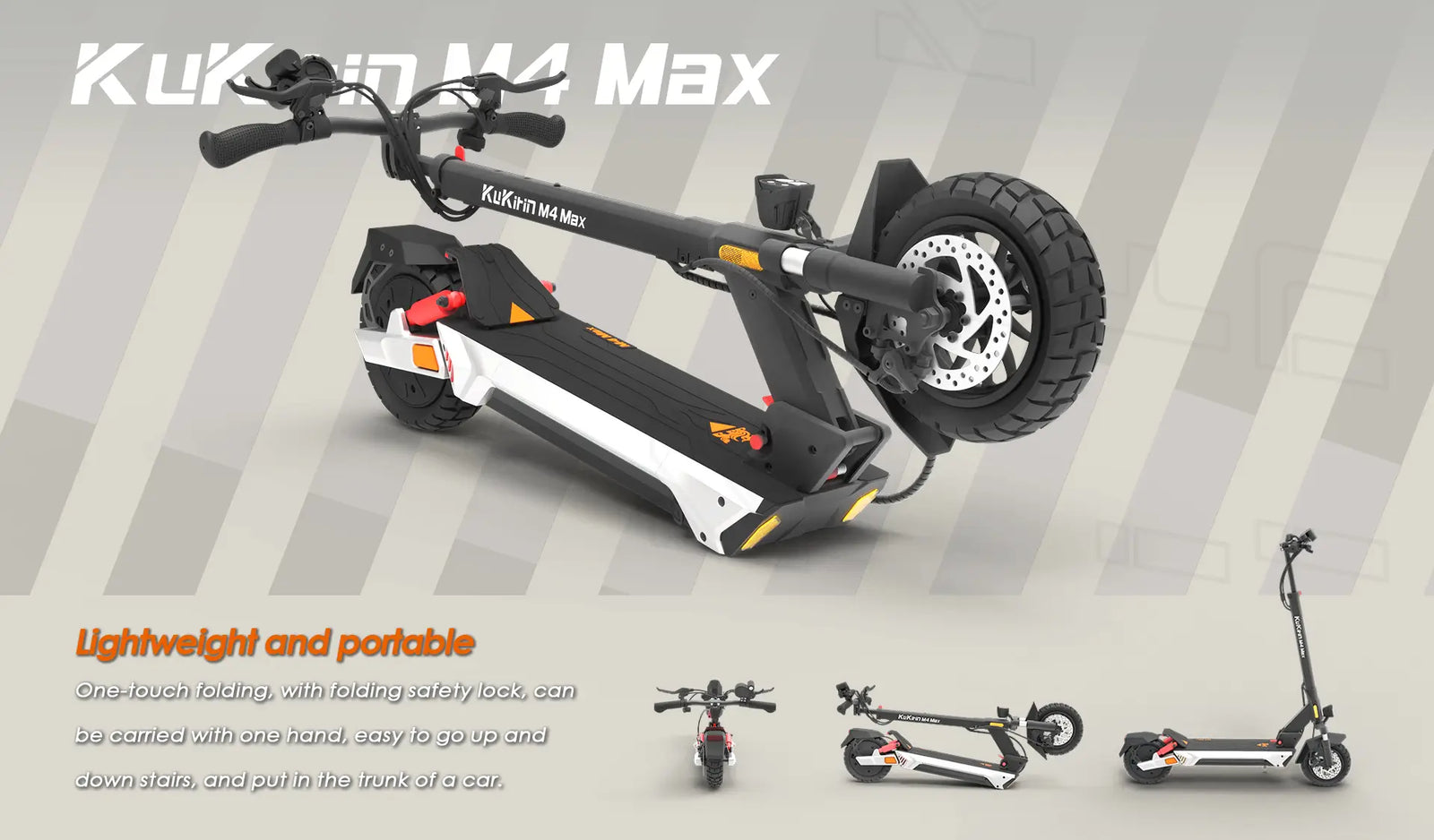 KuKirin M4 Max Elscooter - produktbild 57 - EcoDrift elscooter