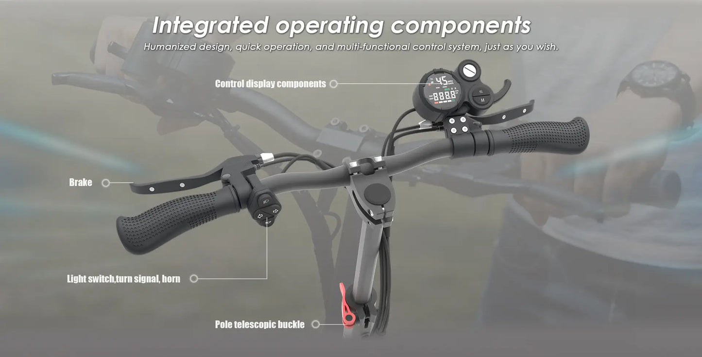 KuKirin M4 Max Elscooter - produktbild 47 - EcoDrift elscooter