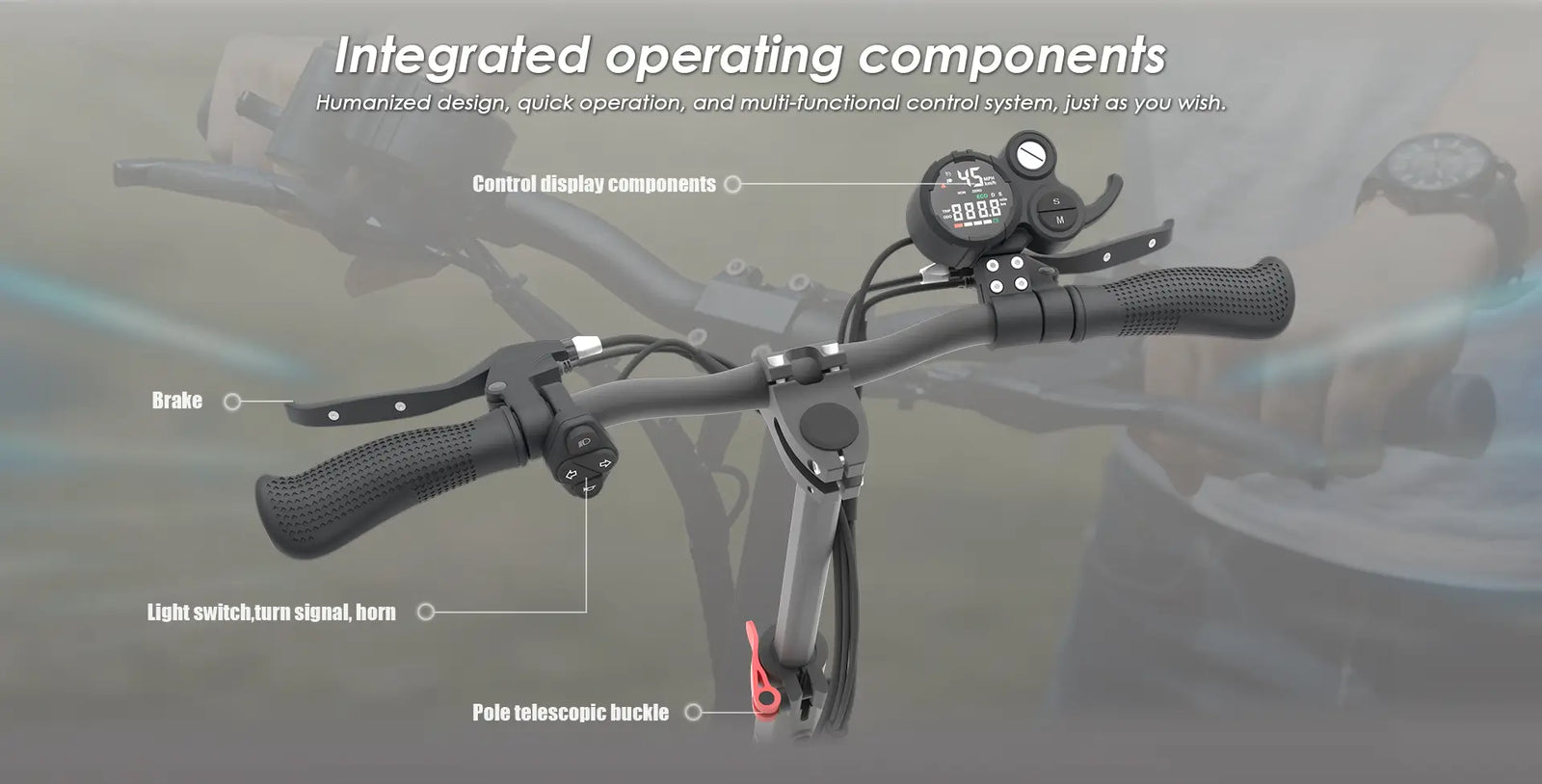 KuKirin M4 Max Elscooter - produktbild 47 - EcoDrift elscooter