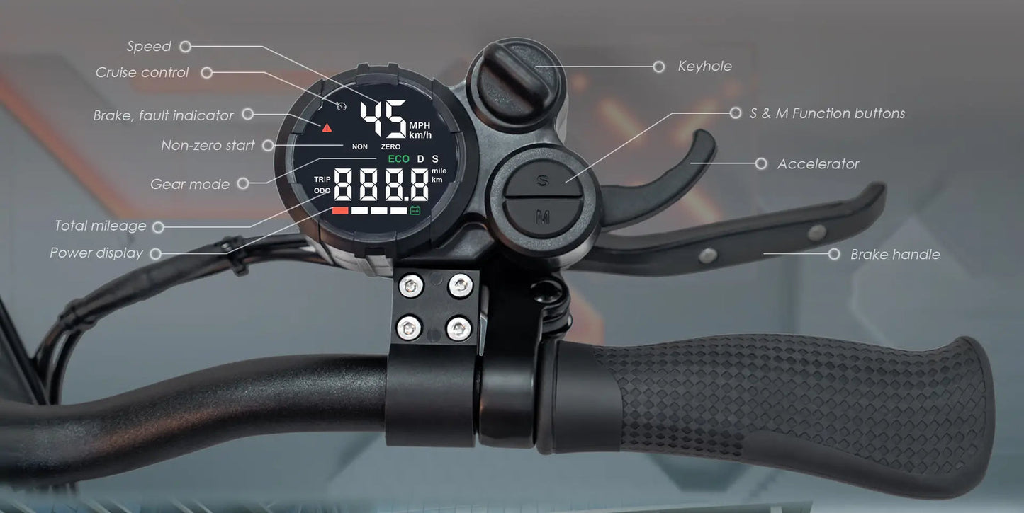 KuKirin M4 Max Elscooter - produktbild 48 - EcoDrift elscooter