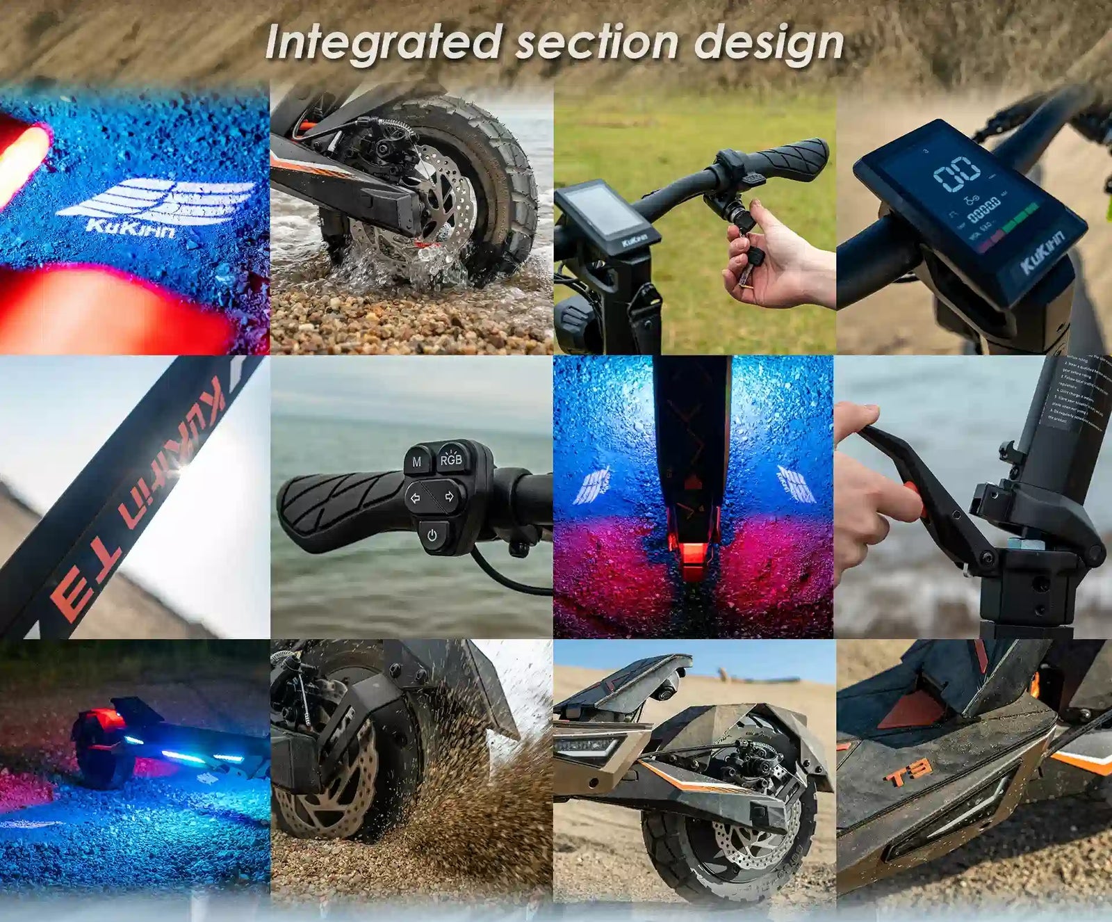 KuKirin T3 Elscooter - produktbild 56 - EcoDrift elscooter