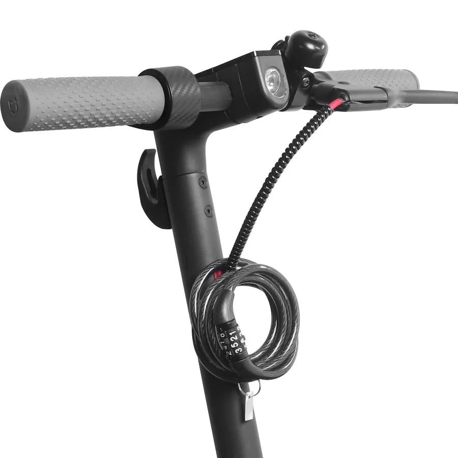 Produktinformation om Låskedja för förankring av cykel eller elsparkcykel – fyrsiffrig kod