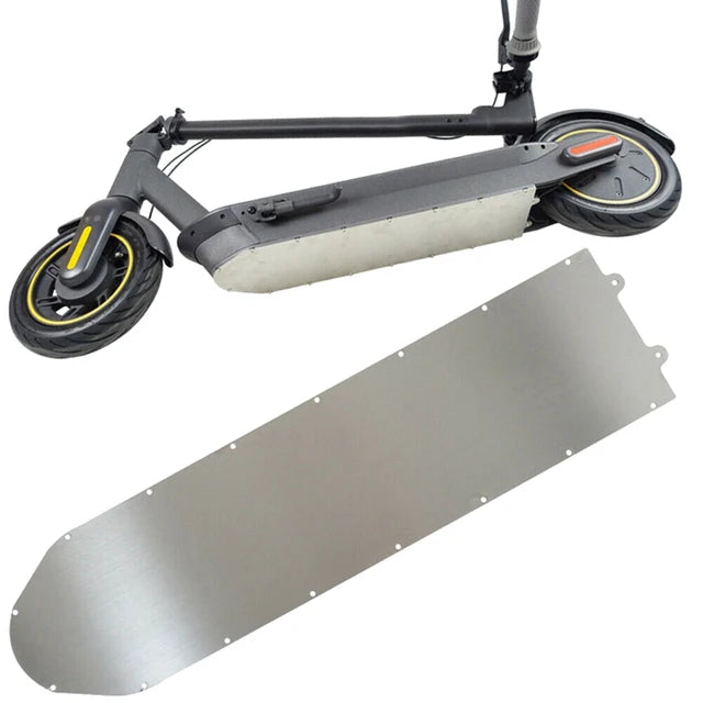 Produktinformation om Rostfri skyddsplåt för batterifackets undersida – Ninebot Max G30