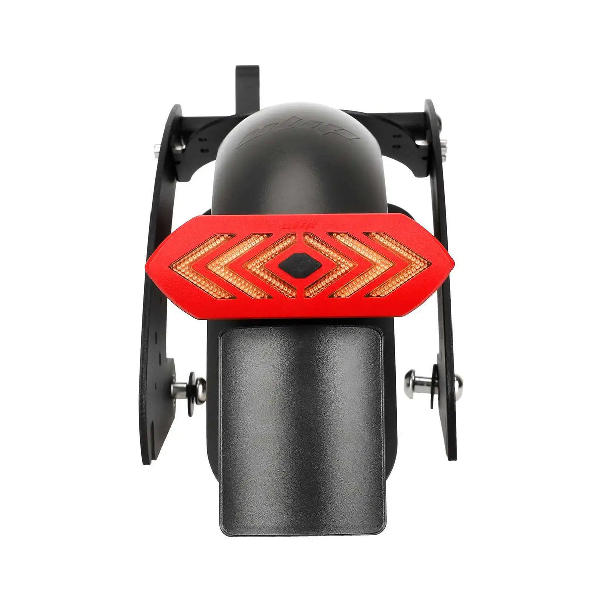 Produktinformation om V4-fjädringsenhet baktill med körriktningsljus och hjulskärm – Ninebot Max G30