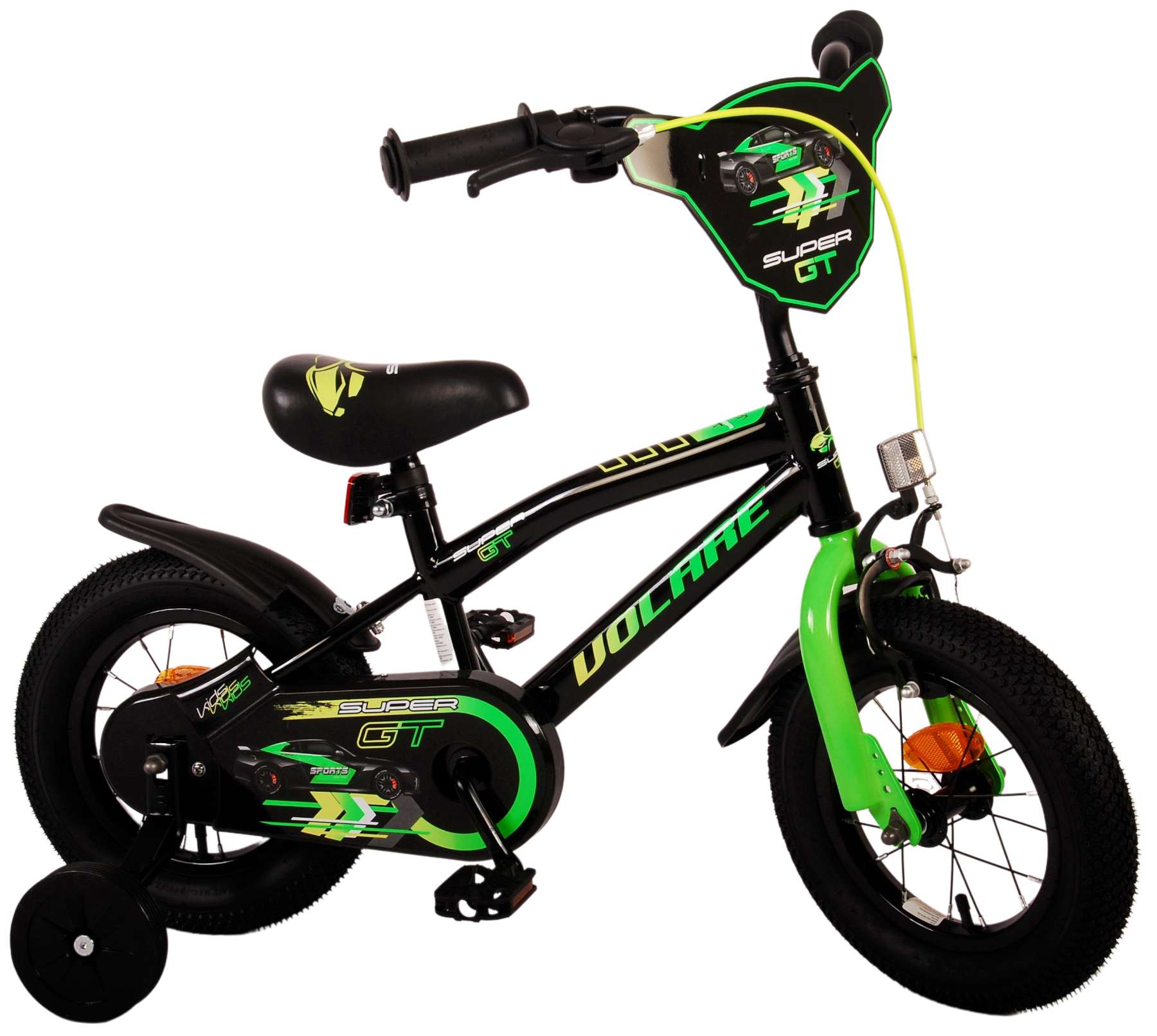Volare – Barncykel 12" – Super GT Grön från Ecodrift