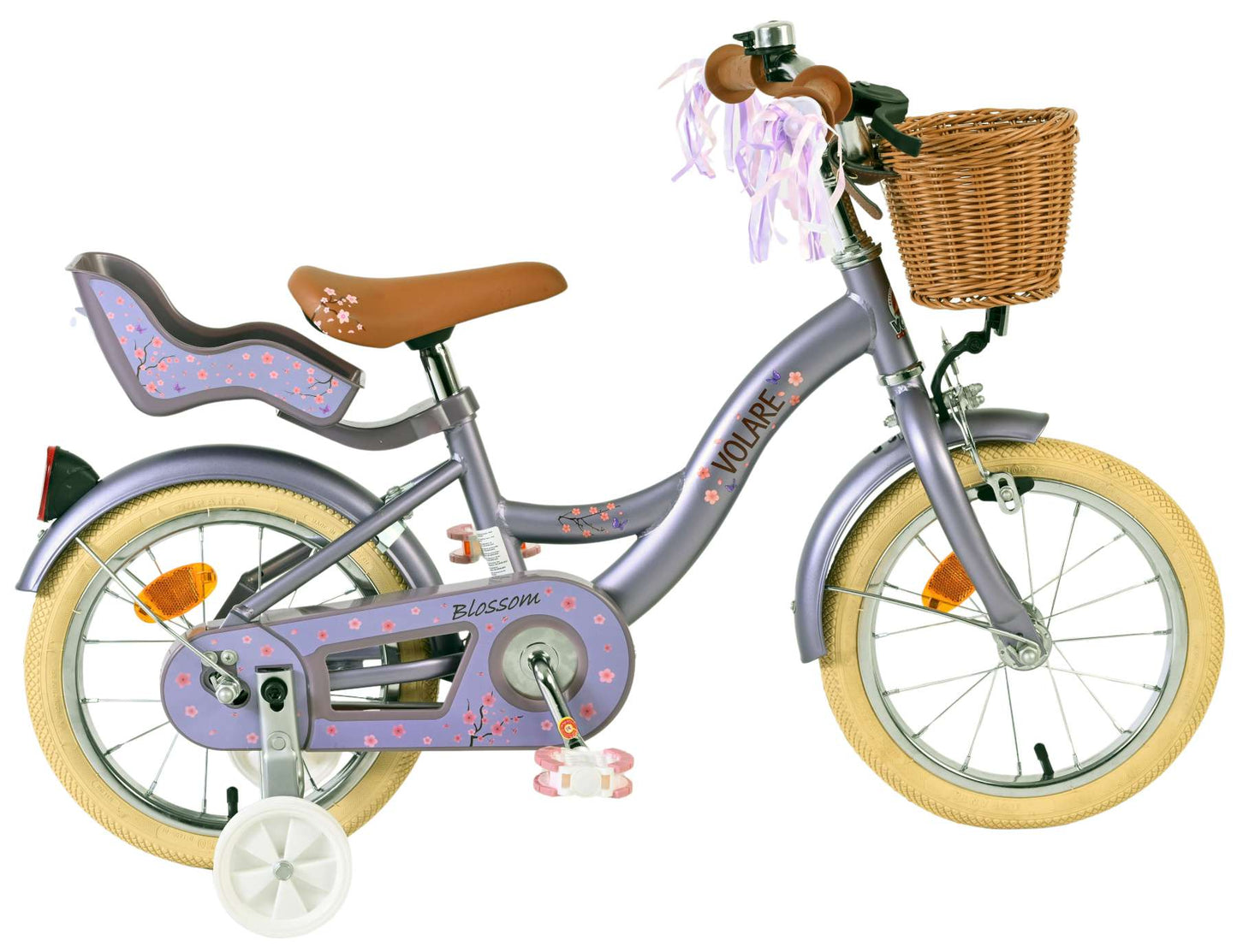 Volare – Barncykel 14" – Blossom Purple från Ecodrift