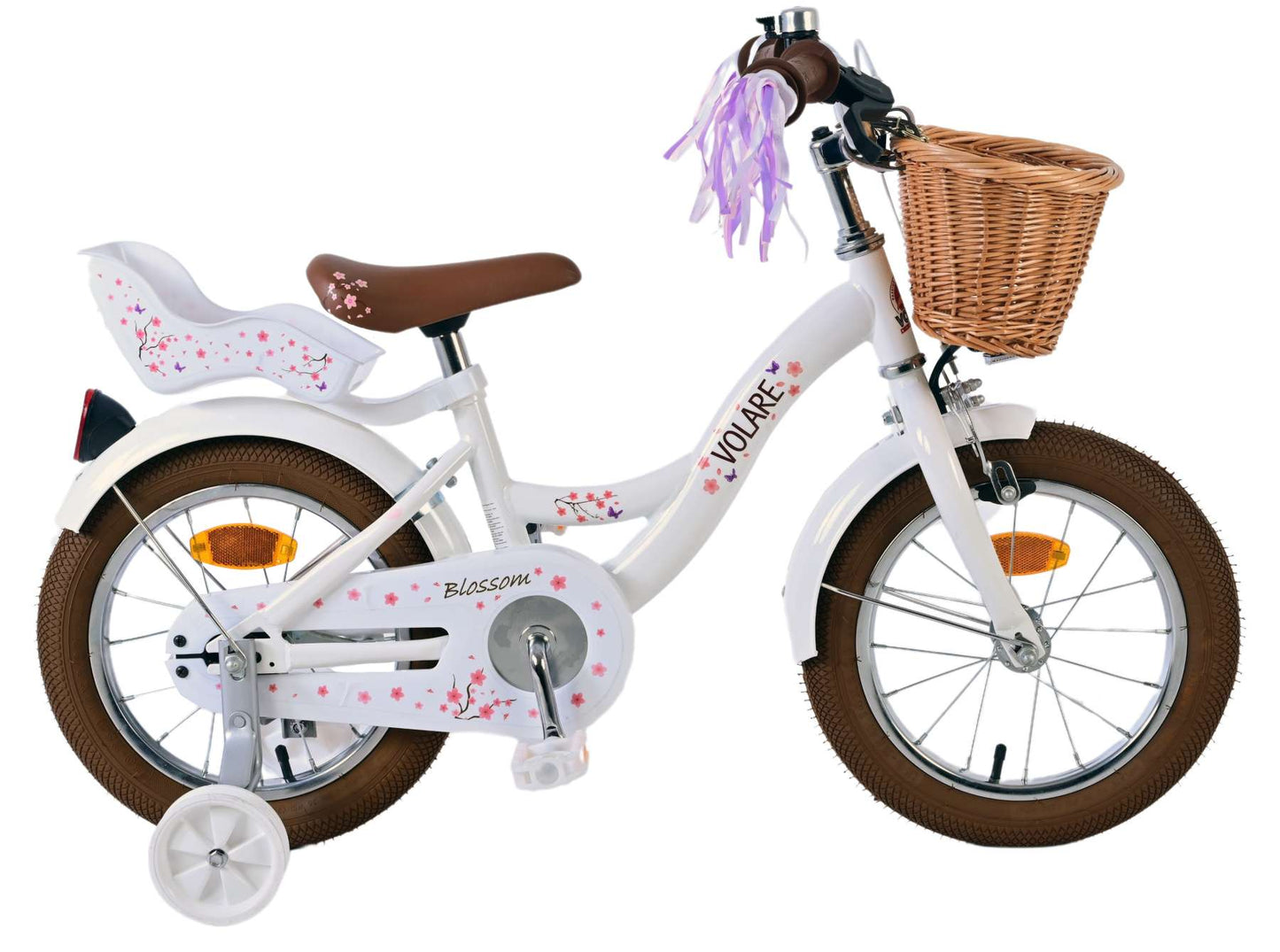 Volare – Barncykel 14" – Blossom White från Ecodrift