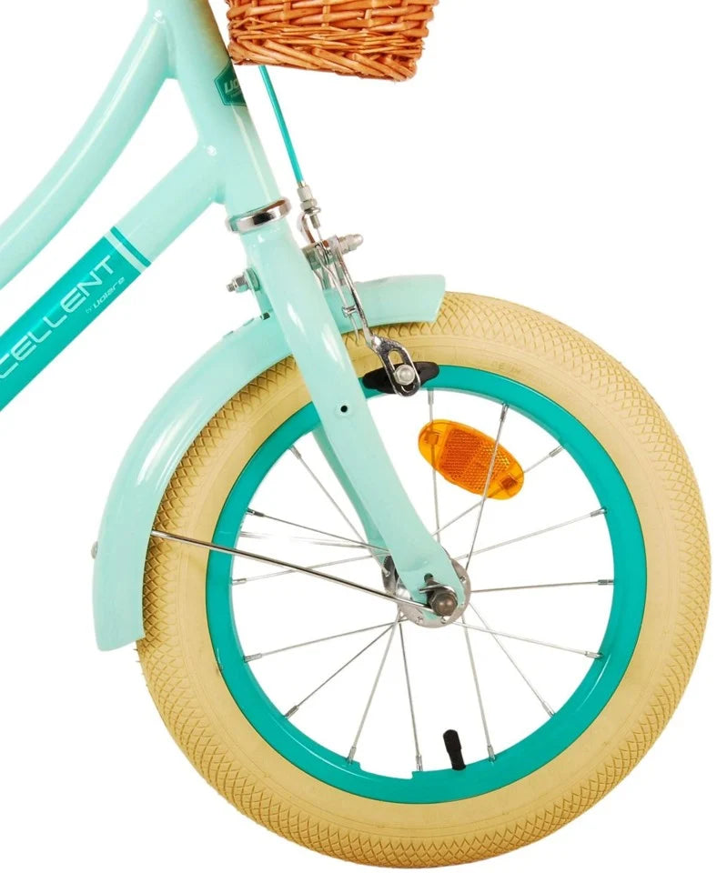 Volare – Barncykel 14" – Excellent Grön med korg