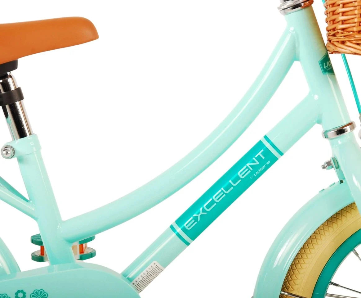 Volare – Barncykel 14" – Excellent Grön med korg