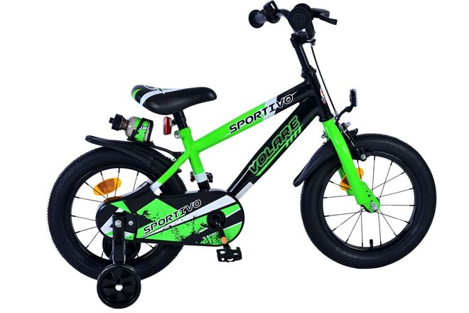 Volare – Barncykel 14" – Sportivo Grön från Ecodrift
