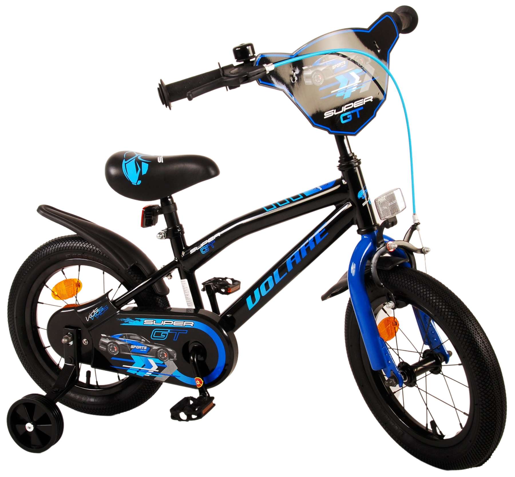 Volare – Barncykel 14" – Super GT Blå från Ecodrift
