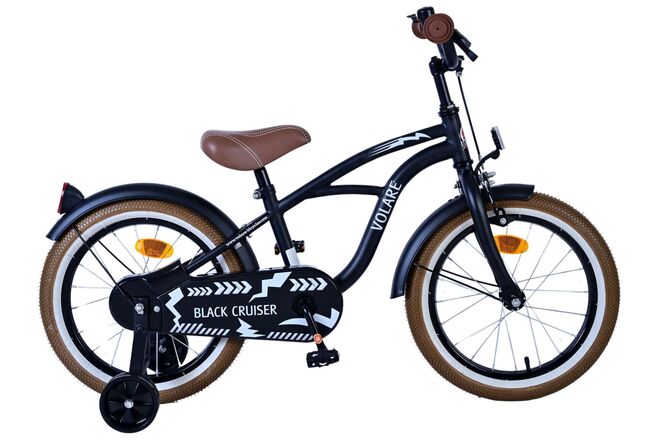 Volare – Barncykel 16" – Cruiser Svart från Ecodrift