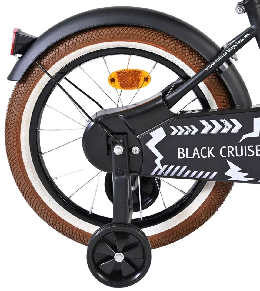Volare – Barnesykkel 16" – Cruiser Svart