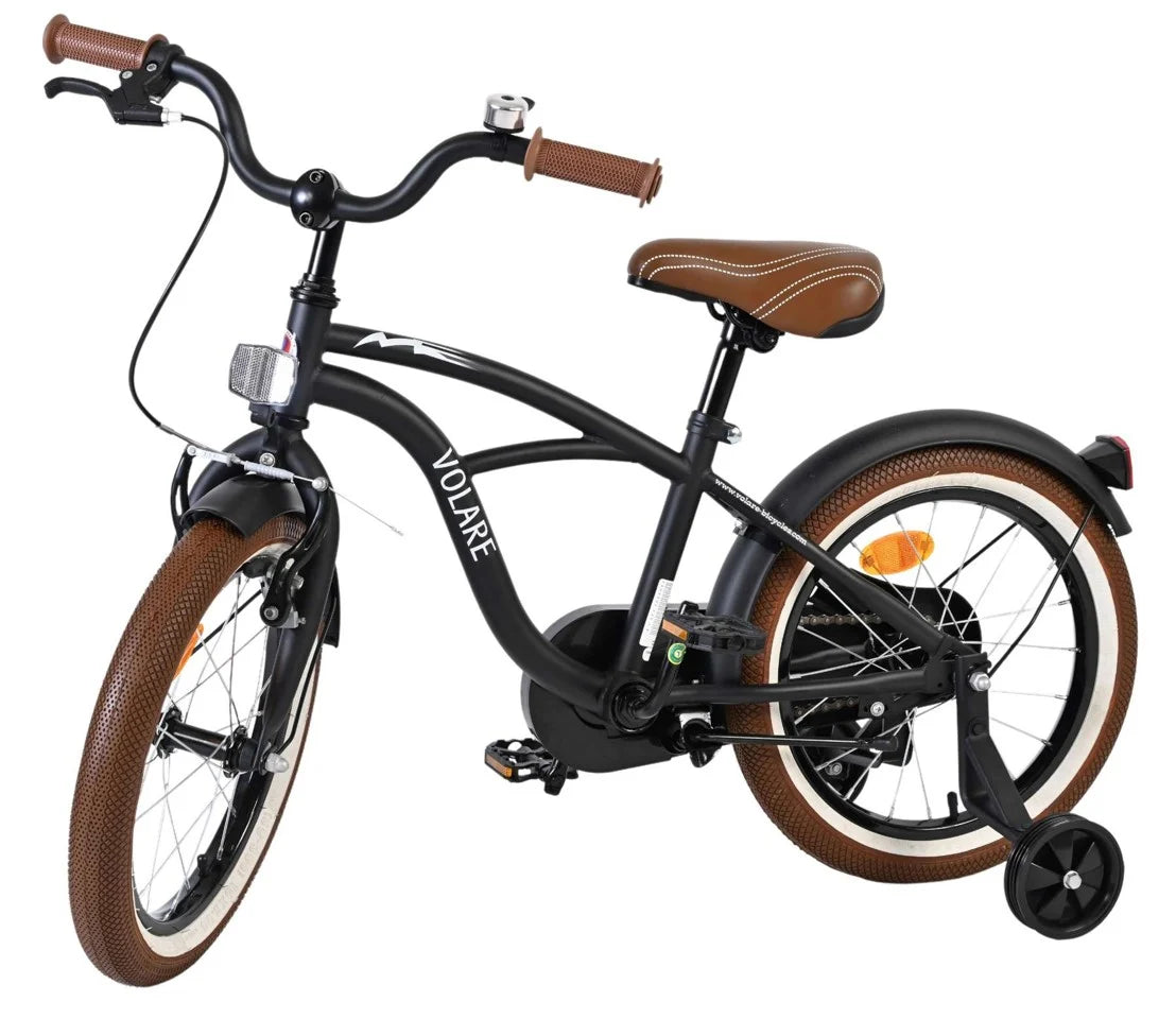 Volare – Barnesykkel 16" – Cruiser Svart