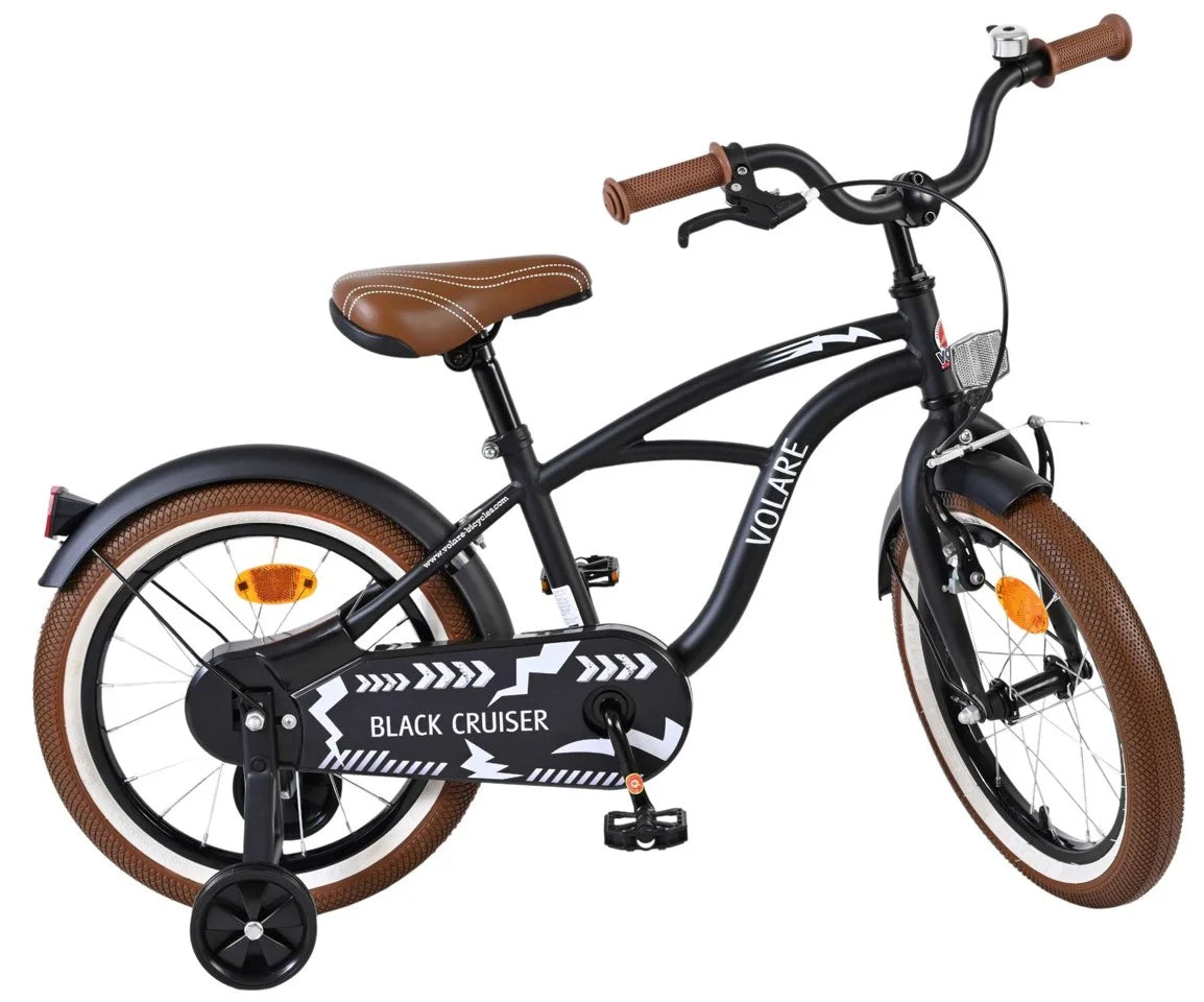 Volare – Barnesykkel 16" – Cruiser Svart