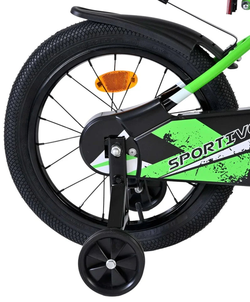 Volare – Barnesykkel 16" – Sportivo Grønn