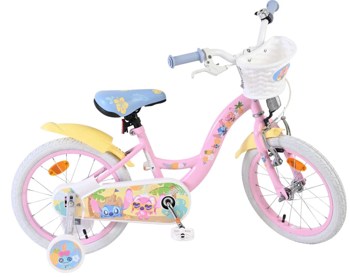 Volare – Barnesykkel 16" – Stitch Rosa