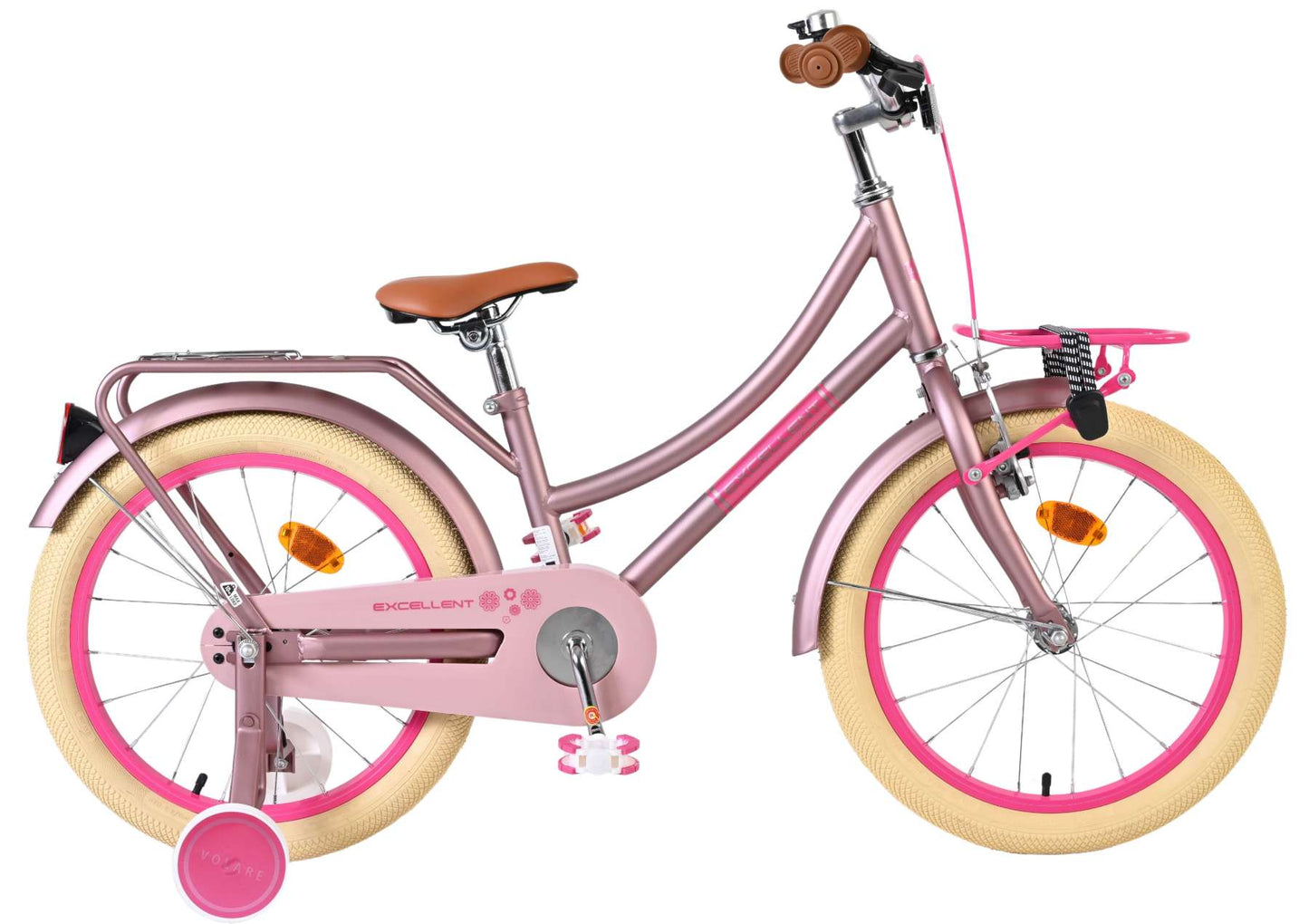 Volare – Barncykel 18" – Excellent Pink Matt från Ecodrift