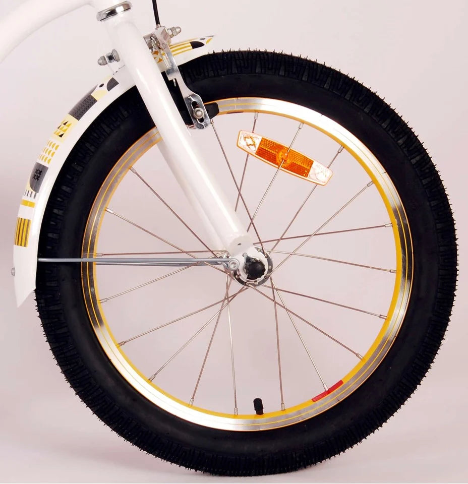 Volare – Barnesykkel 18" – Miracle Cruiser Hvit