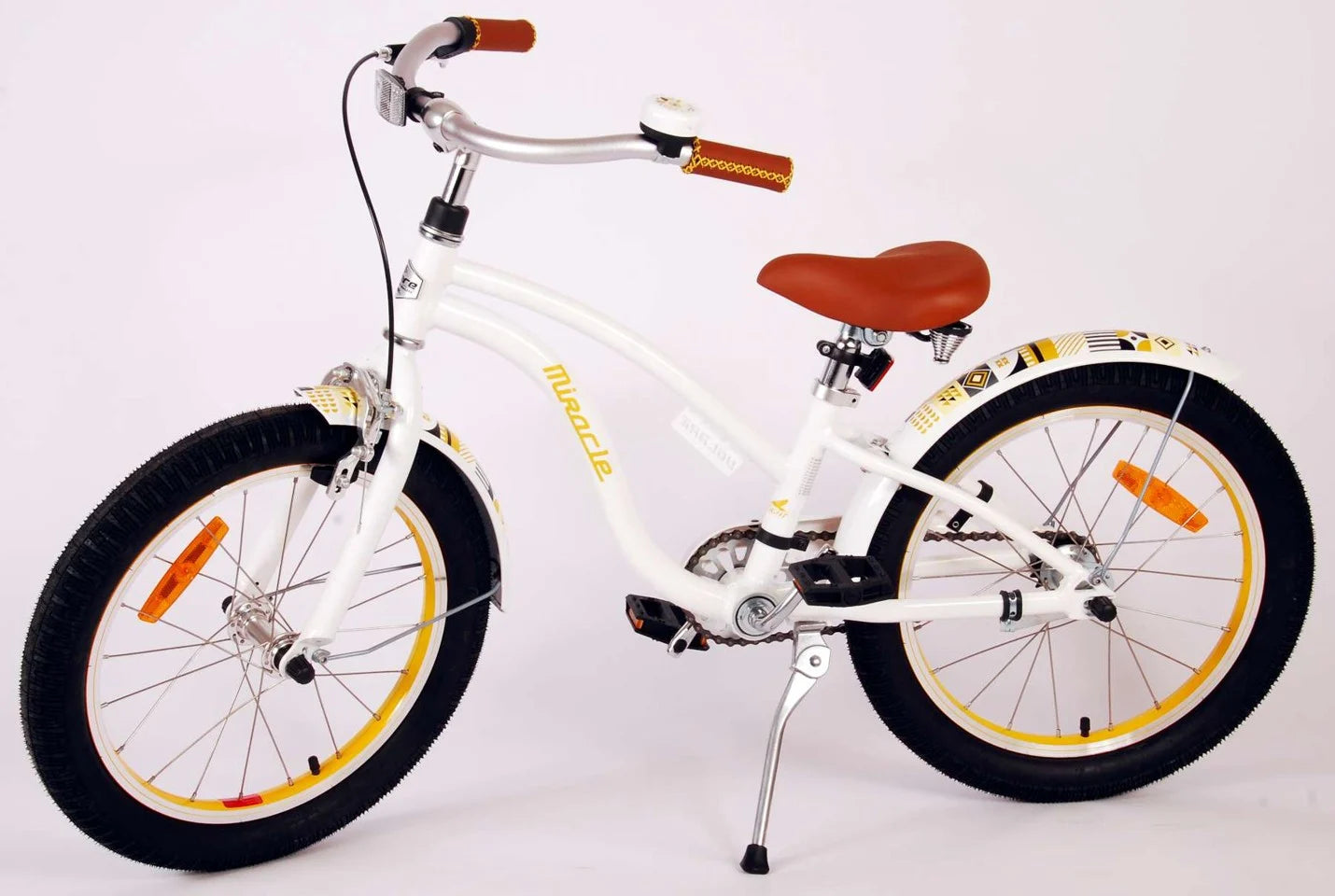 Volare – Barnesykkel 18" – Miracle Cruiser Hvit