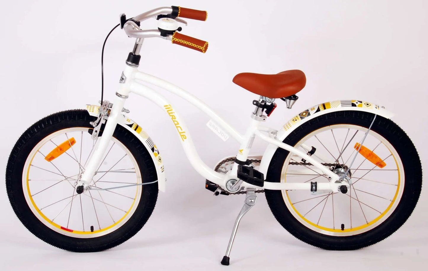 Volare – Barnesykkel 18" – Miracle Cruiser Hvit