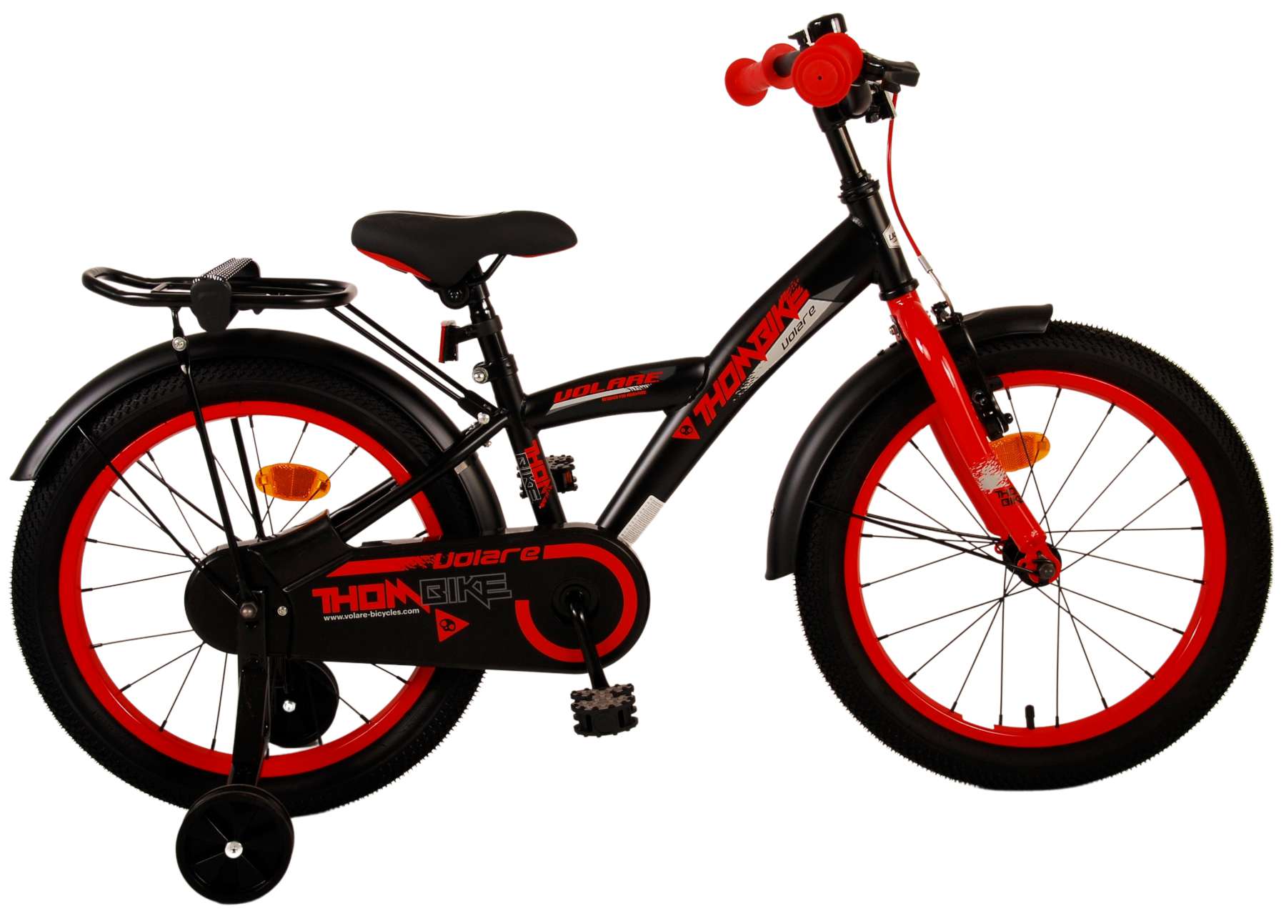 Volare – Barncykel 18" – Thombike Svart/Röd från Ecodrift