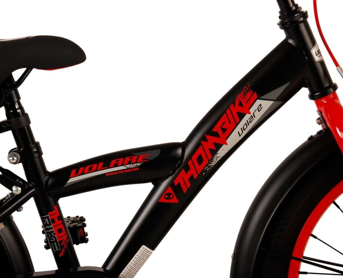 Volare – Barncykel 18" – Thombike Svart/Röd