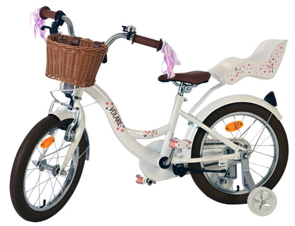 Volare – Barncykel Blossom 16" CB Vit från Ecodrift