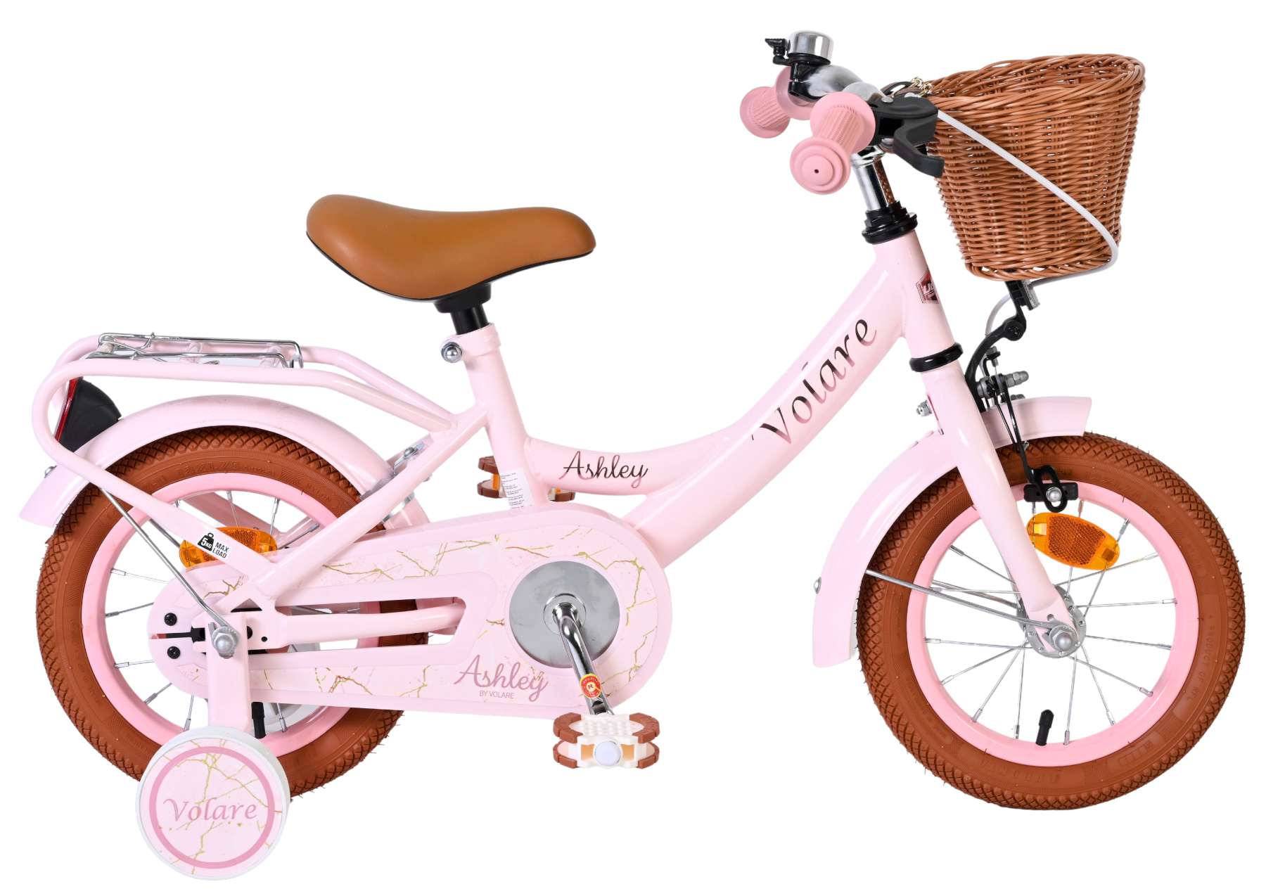 Volare - Children's Bicycle 12" - Ashley Pink Pastel (51233) från Ecodrift
