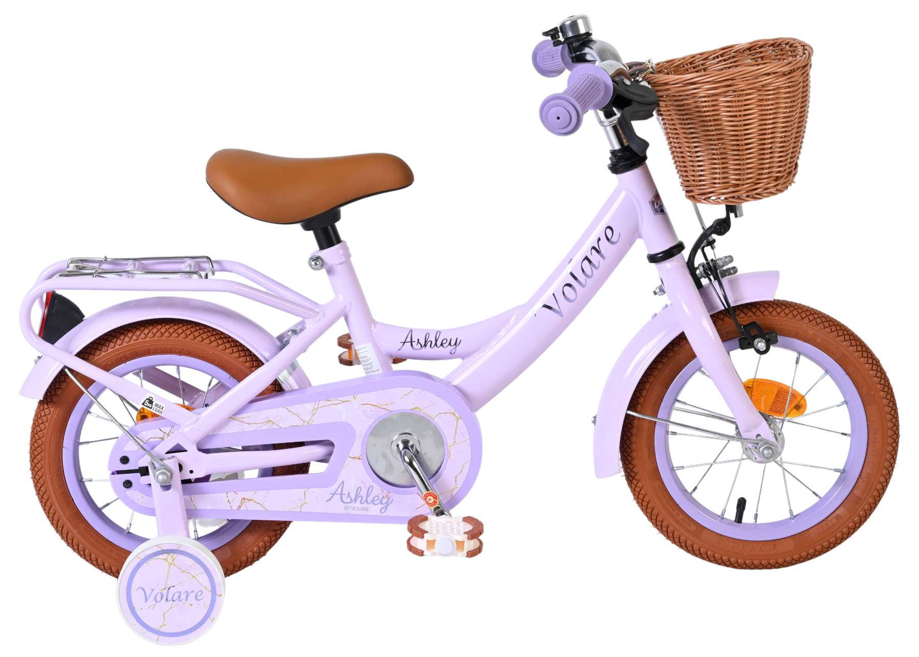 Volare - Children's Bicycle 12" - Ashley Purple pastel (51276) från Ecodrift