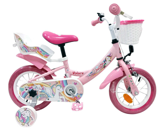 Volare - Children's Bicycle 12" - Unicorn Pink (61270) från Ecodrift