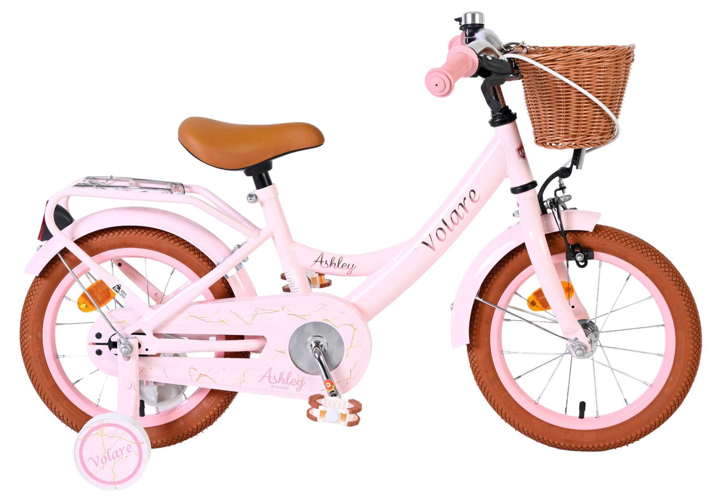 Volare - Children's Bicycle 14" - Ashley Pink Pastel (51433) från Ecodrift