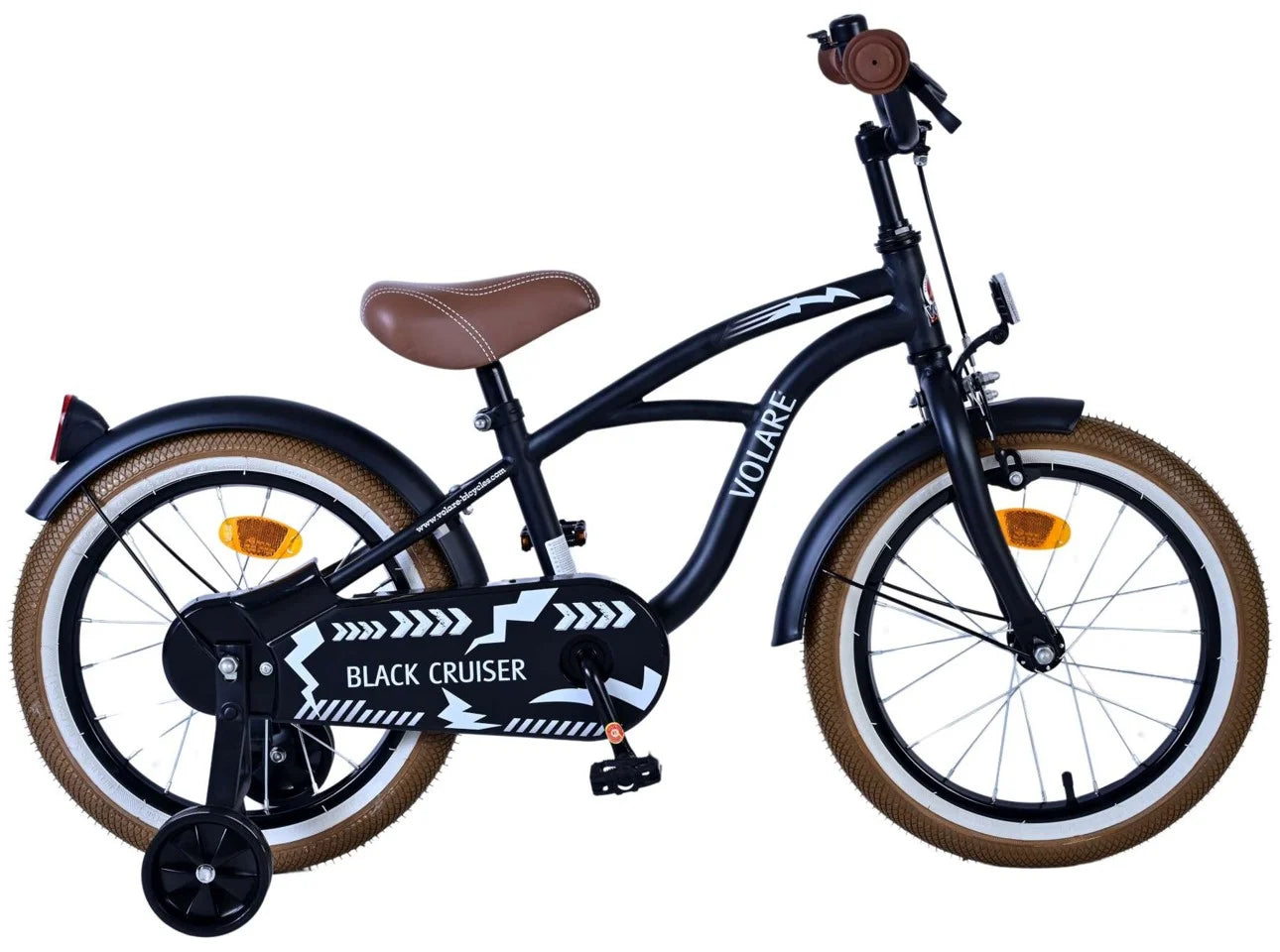 Volare - Barnesykkel 16" - Svart Cruiser (21602-SACB)