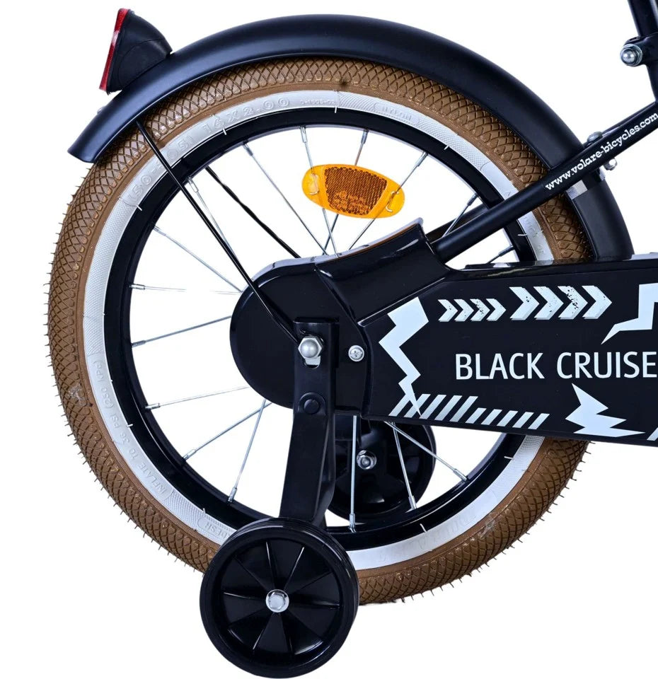 Volare - Barnesykkel 16" - Svart Cruiser (21602-SACB)