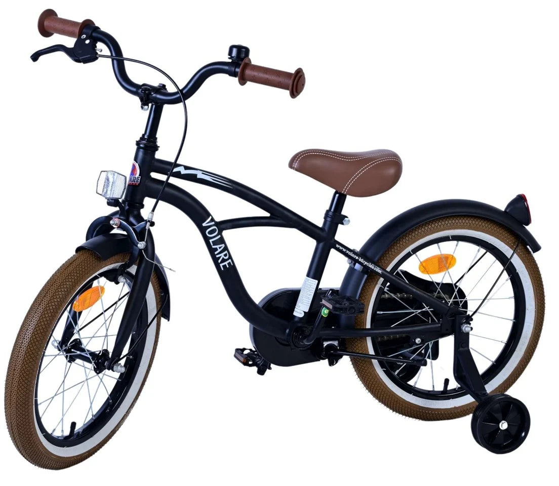 Volare - Barnesykkel 16" - Svart Cruiser (21602-SACB)