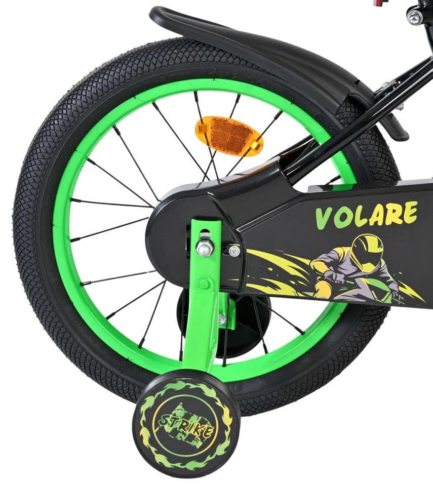 Volare - Barnesykkel 16" - Strike Grønn/Sort (51634)