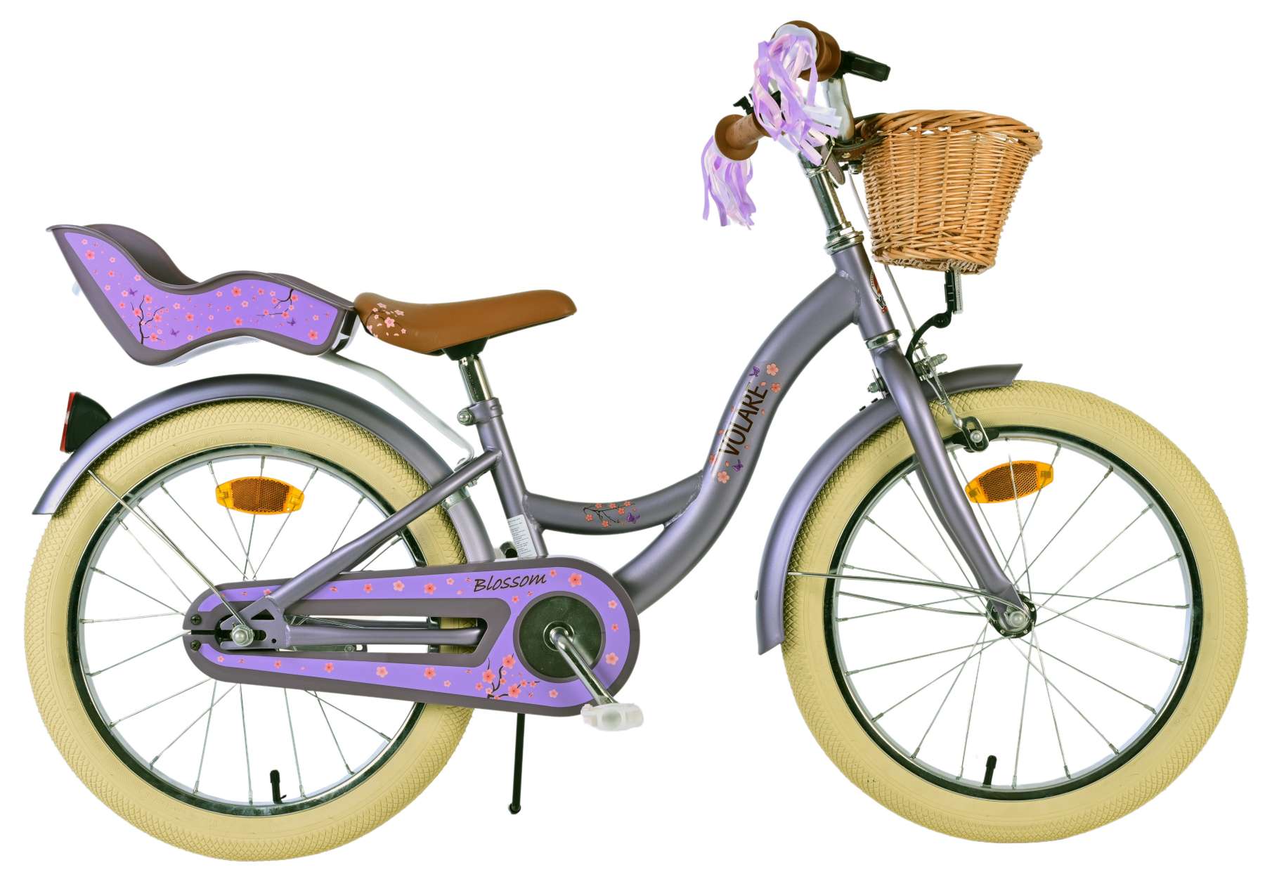 Volare - Children's Bicycle 18" - Blossom Purple (51832) från Ecodrift