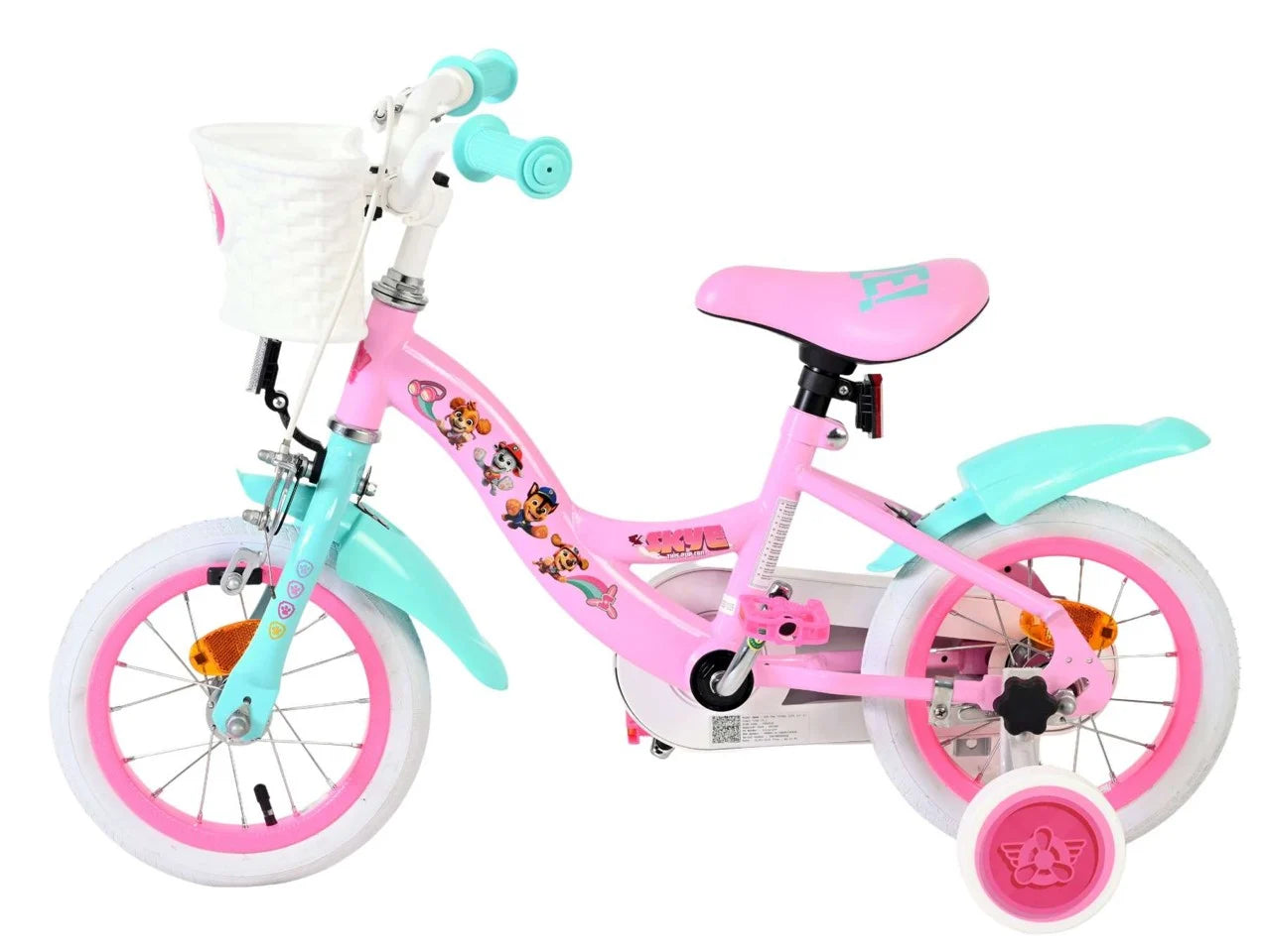 Volare – Kinderfahrrad 12" – Paw Patrol